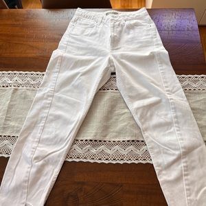 Topshop White Mom jeans